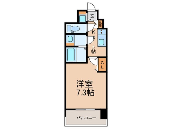 スプランディッド天王寺Ⅲの物件間取画像